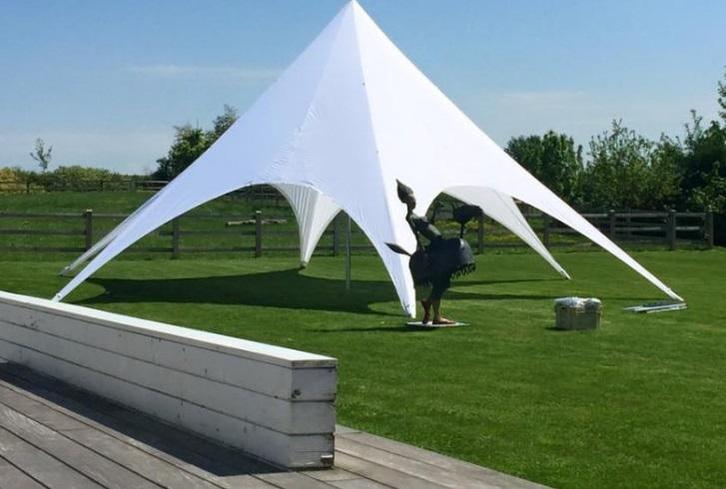 Stertent Vega Polyester - diameter 10 meter (PVC Partytent), Tuin en Terras, Partytenten, Partytent, Nieuw, 2 meter of meer, Verzenden