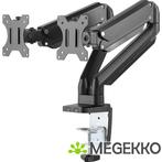 Deltaco ARM-0351 32  Dual Monitor Arm, Computers en Software, Monitoren, Verzenden, Nieuw, Deltaco