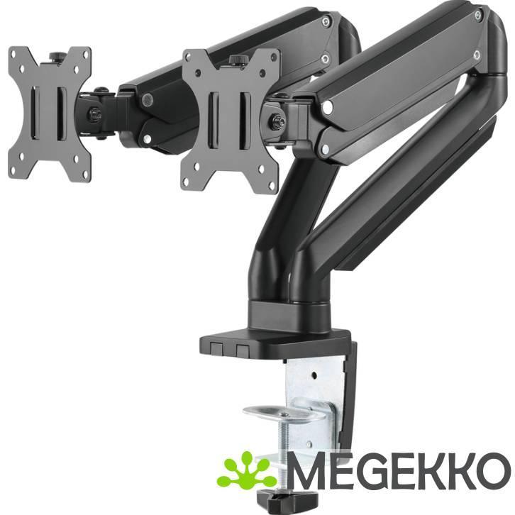 Deltaco ARM-0351 32  Dual Monitor Arm, Computers en Software, Monitoren, Nieuw, Verzenden