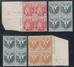 Koninkrijk Italië - Croce Rossa, serie cpl. n. 102/5 in vers, Gestempeld