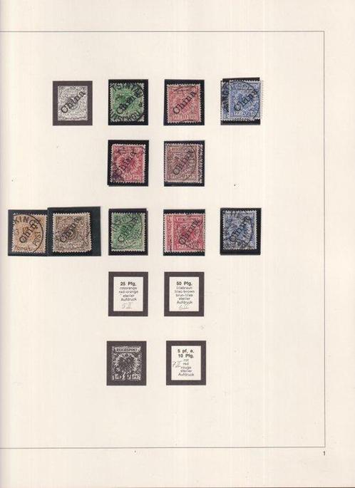Duitse koloniën 1898/1918 - Verzameling op Safe bladen., Postzegels en Munten, Postzegels | Europa | Duitsland