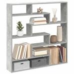 vidaXL Wandschap kubus 7 vakken bewerkt hout betongrijs, Huis en Inrichting, Woonaccessoires | Wandplanken en Boekenplanken, Verzenden