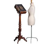 Essenhouten Lezenaar of bijbelstandaard ca 1890 het blad ges, Antiek en Kunst, Antiek | Meubels | Tafels, Ophalen of Verzenden