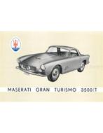 1957 MASERATI 3500 GT LEAFLET, Nieuw, Author