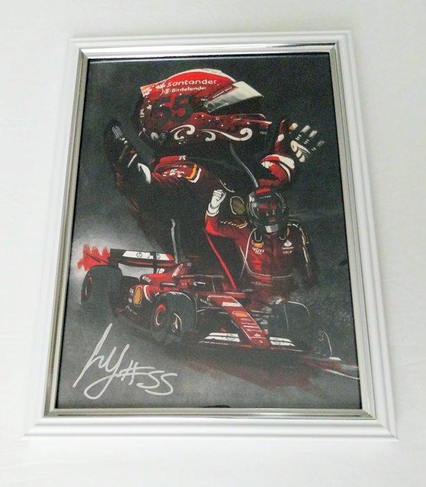 Carlos Sainz jr - Firma Autografa - Ferrari F1 - 2024 Mexico, Verzamelen, Automerken, Motoren en Formule 1