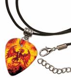 Draak plectrum ketting, sleutelhanger of oorbellen, Ophalen of Verzenden, Nieuw