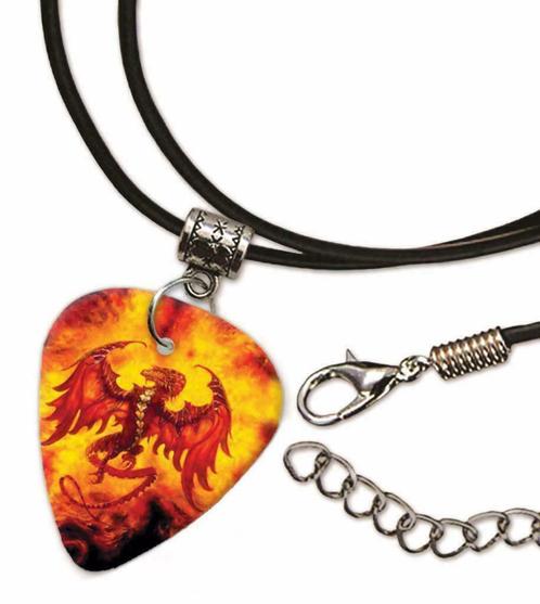 Draak plectrum ketting, sleutelhanger of oorbellen, Sieraden, Tassen en Uiterlijk, Overige Accessoires, Nieuw, Ophalen of Verzenden