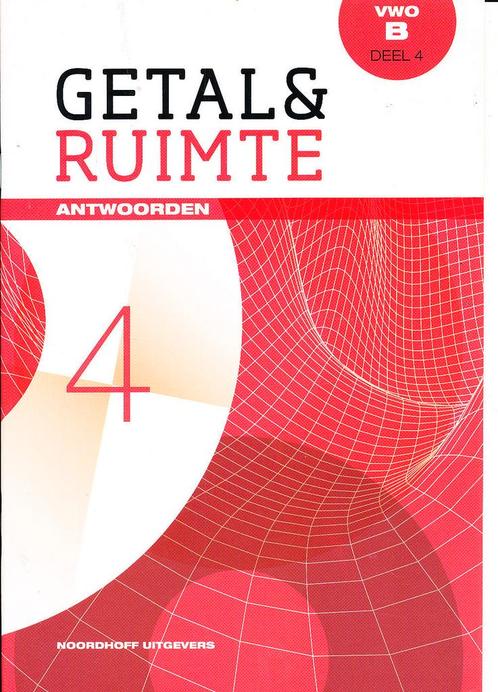 Getal en Ruimte 4 Antwoorden deel 4 11e editie VWO B, Boeken, Schoolboeken, Nieuw, Verzenden