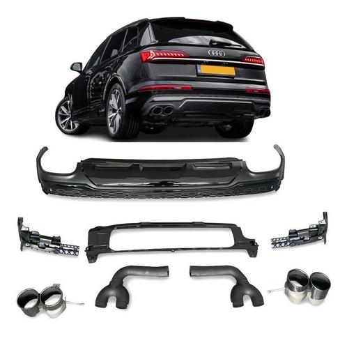 Diffuser | Audi | Q7 2019-2022 5d suv | SQ7 look | Glanzend, Auto-onderdelen, Carrosserie en Plaatwerk, Nieuw, Audi, Verzenden