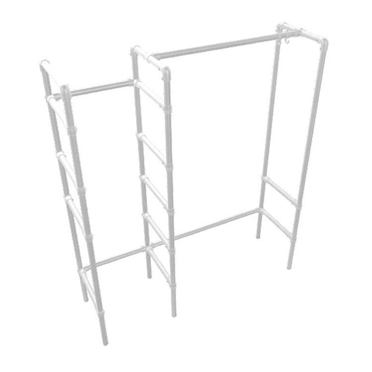 Industrieel Kledingrek Nancy | Staal 33.7 mm | Staand | DIY, Kleding | Dames, Kledingrekken, Ophalen of Verzenden