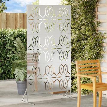 vidaXL Privacy Scherm 100x50x180 cm Galvanized Staal beschikbaar voor biedingen