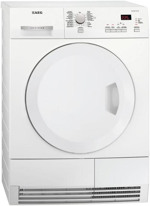 Megastore: AEG T65370DAH1 Warmtepompdroger, Witgoed en Apparatuur, Wasdrogers, Gebruikt, Voorlader, Energieklasse A of zuiniger