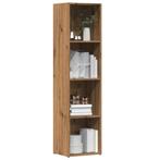 vidaXL Boekenkast 36x30x143 cm bewerkt hout artisanaal, Huis en Inrichting, Kasten | Boekenkasten, Minder dan 50 cm, Verzenden