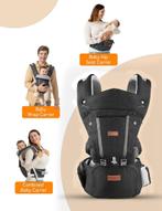 Draagzak - Baby carrier - Babydrager - 3-20 kg - Zwart - Bes, Verzenden, Zo goed als nieuw