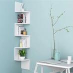 5-Laags Hoek Wandplank – Zwevend Wandrek en Opbergrek, Verzenden, Nieuw