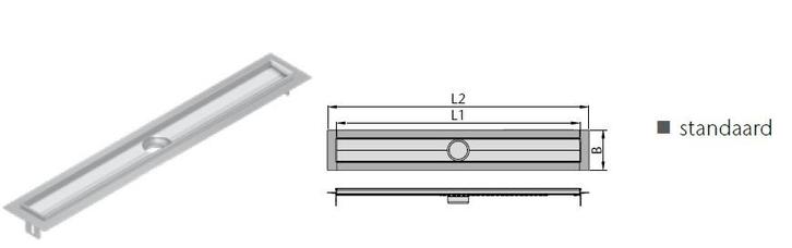 ACO FlexDrain E douchegoot  987 VF, Doe-het-zelf en Verbouw, Sanitair, Ophalen of Verzenden