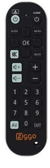 Afstandsbediening Ziggo, Audio, Tv en Foto, Afstandsbedieningen, Origineel, Nieuw, Ophalen of Verzenden