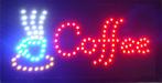 Coffee koffie lamp LED verlichting reclame bord lichtbak #B, Verzamelen, Merken en Reclamevoorwerpen, Verzenden, Nieuw