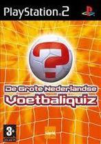 De Grote Nederlandse Voetbal quiz PS2 Morgen in huis!, Muziek, 1 speler, Ophalen of Verzenden, Zo goed als nieuw