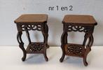 Standaard - 5 houten displays , tafeltjes - China (Zonder
