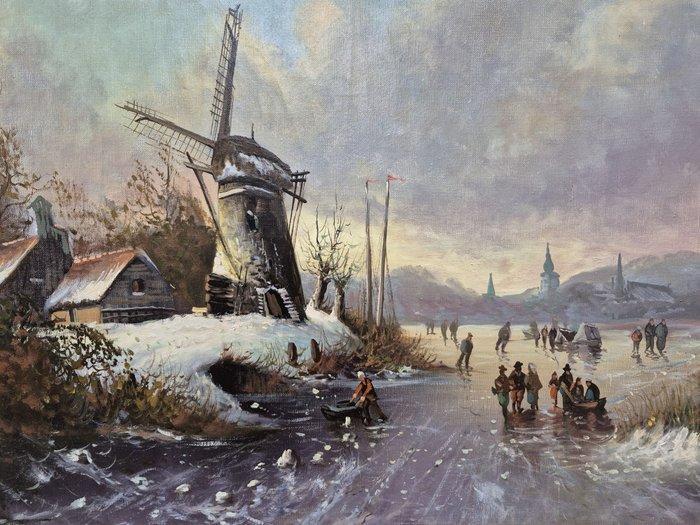 W.F Smit (XX) - Koek en zopie., Antiek en Kunst, Kunst | Schilderijen | Klassiek