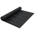 vidaXL Worteldoek 1x50 m PP zwart, Verzenden, Nieuw