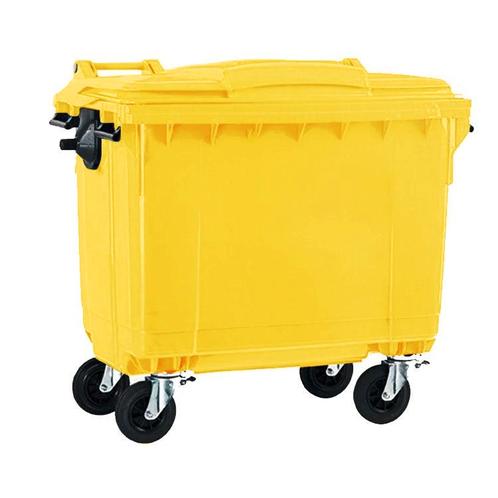 Afvalcontainer 660 liter geel, Huis en Inrichting, Woonaccessoires | Prullenbakken, Ophalen of Verzenden