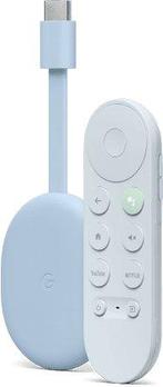 Chromecast met Google TV - 4K HDR - Blauw (Origineel), Verzenden, Zo goed als nieuw
