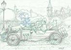 Bernat, Serrat - 1 Original drawing - Sherlock Holmes - Car, Boeken, Stripboeken, Nieuw