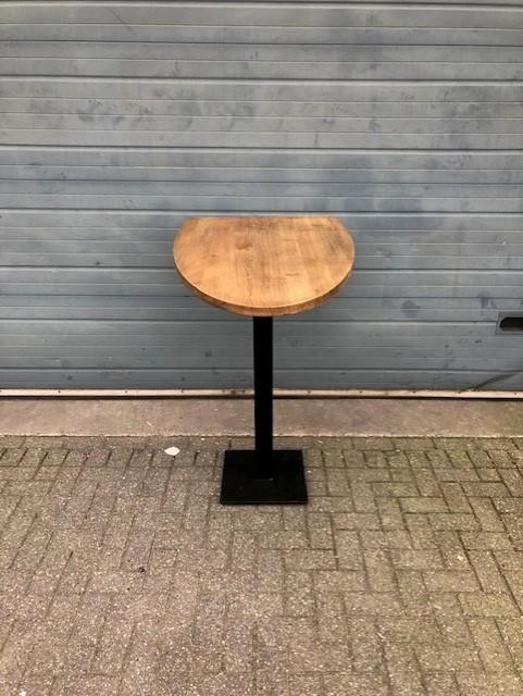 Gebruikte Horeca Statafel (124x75cm) - T1498 Vintage/Café, Huis en Inrichting, Tafels | Eettafels, Ophalen