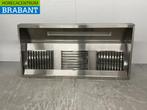 RVS Afzuigkap Schuin model 200 cm 230V Horeca, Ophalen of Verzenden, Gebruikt