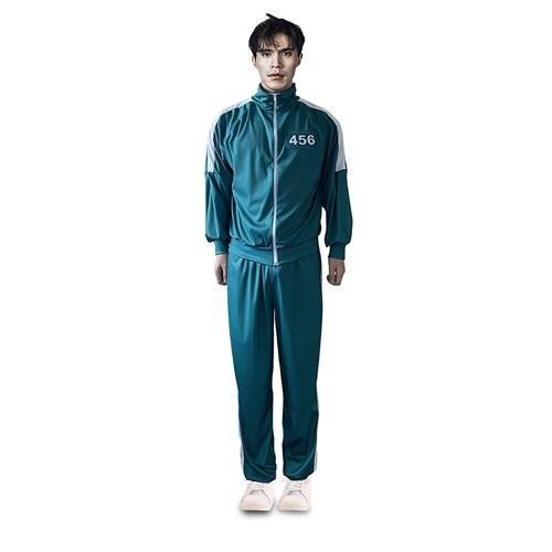 Outfit Squid Game Trainingspak Groen, Kleding | Heren, Carnavalskleding en Feestkleding, Nieuw, Ophalen of Verzenden