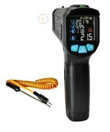 Infrarood thermometer KIT02 -50-800°C, Doe-het-zelf en Verbouw, Meetapparatuur, Temperatuur, Nieuw, Ophalen of Verzenden
