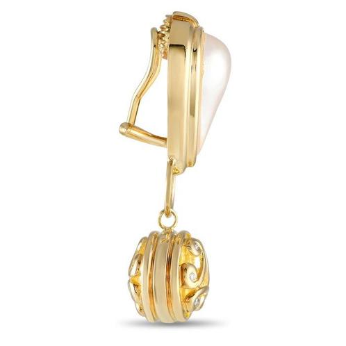 Oorbellen - 18 karaat Geel goud, 18K geelgouden clip-on, Sieraden, Tassen en Uiterlijk, Oorbellen