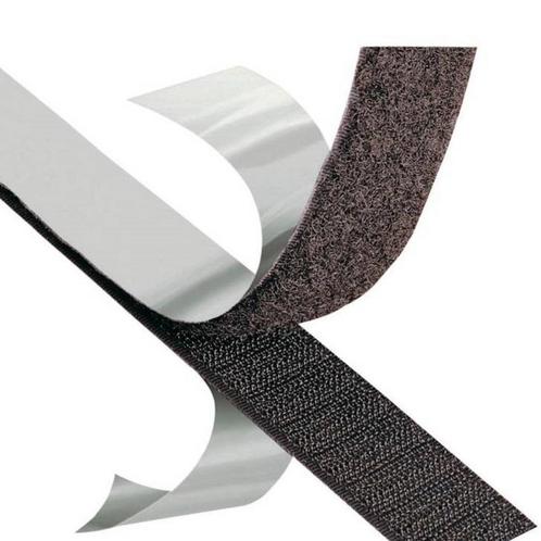 Benson Zelfklevend klittenband - zwart - 19 mm breed - 2..., Doe-het-zelf en Verbouw, IJzerwaren en Bevestigingsmiddelen, Nieuw