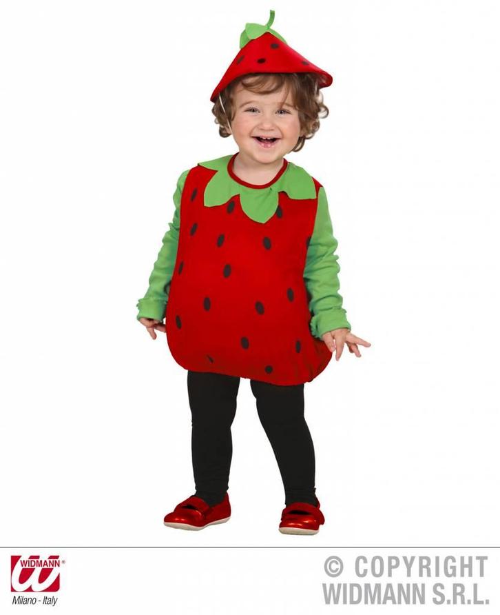 Opgevulde Aardbei pak kind, Kleding | Dames, Carnavalskleding en Feestkleding, Nieuw, Ophalen of Verzenden