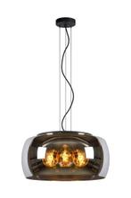 Lucide OLIVIA - Hanglamp Ø 50 cm 3xE27 Fume, Nieuw, Trendy verlichting, Verzenden