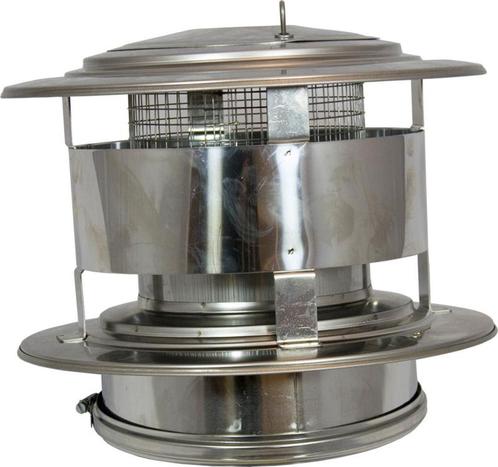 Holetherm DW150 Trekkap met veegluik en gaas, Huis en Inrichting, Haarden, Ophalen