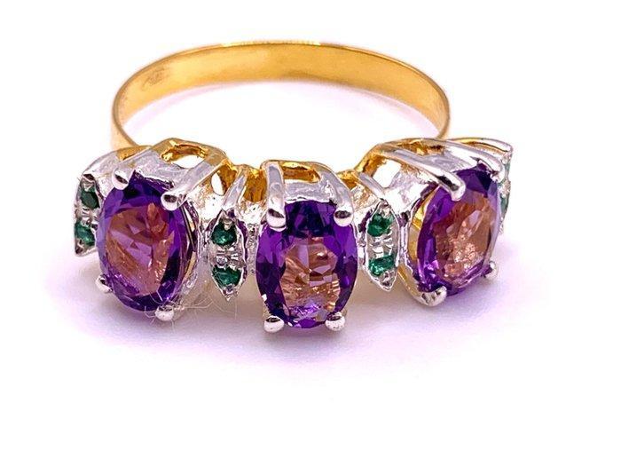 Zonder Minimumprijs - Eeuwigheidsring - 9 kt. Geel goud,, Sieraden, Tassen en Uiterlijk, Antieke sieraden
