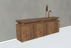 Noten dressoir Wietze | greep loos | Massief notenhout, Massief noten houten Dressoirs op maat uit eigen werkplaats, Nieuw, Met plank(en)
