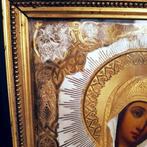 Icoon - Moeder Gods van Kazan - Hout, Antiek en Kunst