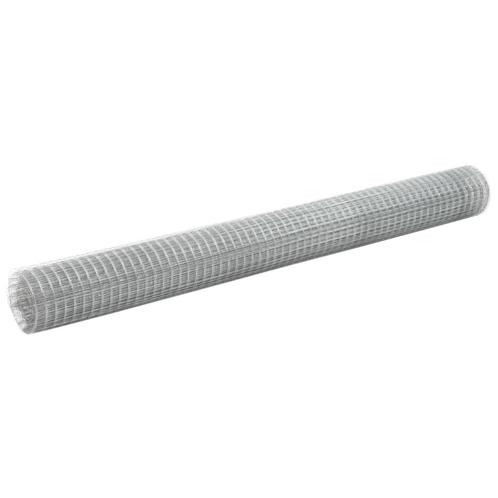 vidaXL Kippengaas 10x1,5 m gegalvaniseerd staal, Tuin en Terras, Schuttingen, Nieuw, IJzer, 1 tot 2 meter, Verzenden