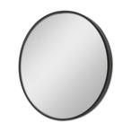 [en.casa] Spiegel Modugno hangend rond Ø60cm zwart, Huis en Inrichting, Woonaccessoires | Spiegels, Verzenden, Nieuw
