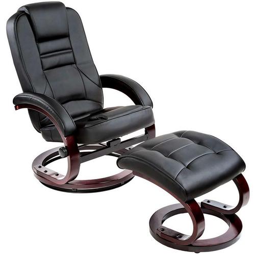 TV-fauteuil met krukje model 2 - zwart, Huis en Inrichting, Stoelen, Verzenden