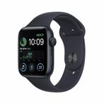 Refurbished Apple Watch SE 2022 GPS 44mm, Sieraden, Tassen en Uiterlijk, Smartwatches, Verzenden, Hartslag, Zwart, IOS