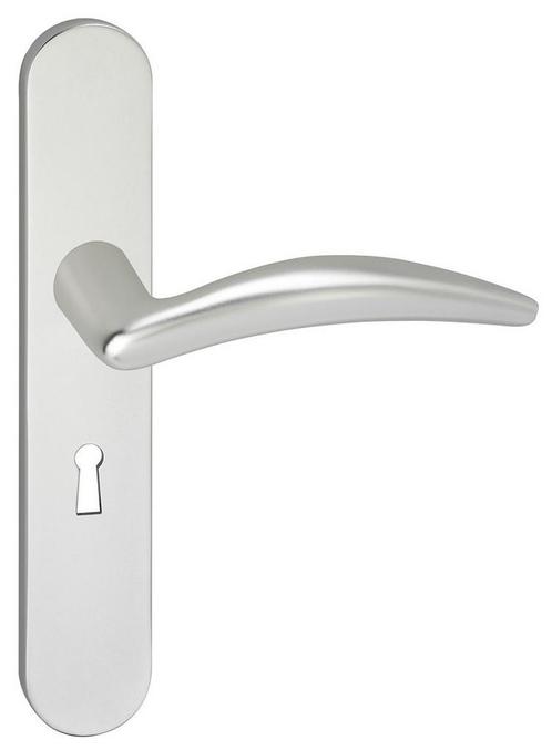 Deurklink Windsor op schild Ovaal SL56 Verdekt aluminium, Doe-het-zelf en Verbouw, Hang- en Sluitwerk, Verzenden