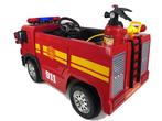 Brandweer Accu Auto, 12 volt elektrische kinderauto met v..., Verzenden, Nieuw
