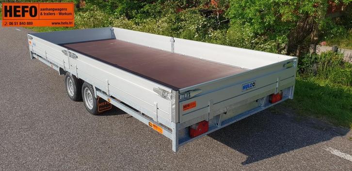 UIT VOORRAAD ! Hulco Medax- 3000 kg. PLATEAUWAGENS 502 x 223, Auto diversen, Aanhangers en Bagagewagens, Nieuw
