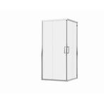 Douchecabine met schuifdeur 100x100x195cm serie Nevio chroom, Verzenden, Nieuw