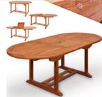 Tuintafel Vanamo uittrekbaar Eucalyptus 150-200x100x74cm..., Tuin en Terras, Verzenden, Nieuw